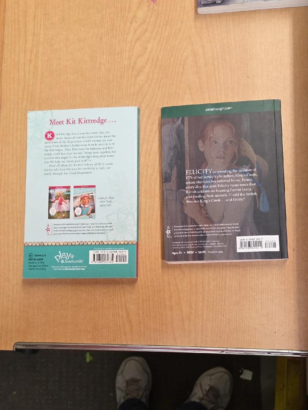 Lot of 7 American Girl Books, Dvd,‎ Cd